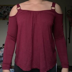 Cute cranberry long sleeve